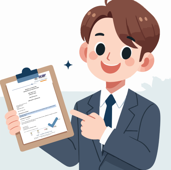 Fire Safety Certificate and Acceptance Letter